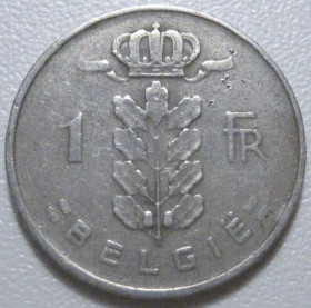 Бельгія Бельгия ^/--/^ Бельгія 1 франк 1951 року Belgie 42529 ^_^^^ Бельгия 1 франк 1951 года Belgie 42529 - фото фото фото