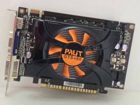 Відеокарти Видеокарты ^/--/^ Відеокарта PALIT GeForce GTS 450 1 /--/ GB  (GDDR /--/ 3,128 Bit,HDMI,PCI-Ex,Б/у) ^_^^^ Видеокарта PALIT GeForce GTS 450 1 /--/ GB (GDDR /--/ 3,128 Bit,HDMI,PCI-Ex,Б/у) - фото фото фото