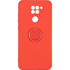 Чохли, бампера Чехлы, бампера ^/--/^ Чохол Fiji Holder Ring для Xiaomi Redmi Note 9 бампер накладка з підставкою Red ^_^^^ Чехол Fiji Holder Ring для Xiaomi Redmi Note 9 бампер накладка с подставкой Red - фото фото фото