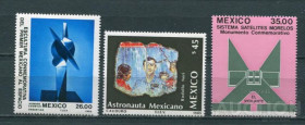 Освоєння космосу Освоение космоса ^/--/^ Мексика Mexico Space 1985 Space Mi 1966-1968 First Mexican astronaut. MNH - фото фото фото