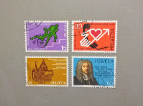 Історія та особистості История и личности ^/--/^ Швейцария Личности 1975 ^_^^^ Швейцарія Особистості 1975 - фото фото фото