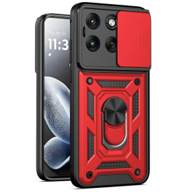 Чохли, бампера Чехлы, бампера ^/--/^ Чохол Fiji Camera Defence для Motorola Edge 70 Fusion бампер із захистом камери та підставкою Red ^_^^^ Чехол Fiji Camera Defence для Motorola Edge 70 Fusion бампер с защитой камеры и подставкой Red - фото фото фото