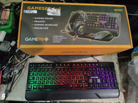 Клавіатури Клавиатуры ^/--/^ Игровая клавиатура с подсветкой GamePro Gameset GS /--/ 1252 USB № 24111116 ^_^^^ Гра з підсвічуванням GamePro Gameset GS /--/ 1252 USB No 24111116 - фото фото фото