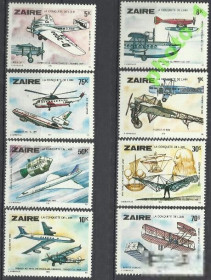 Інші країни Другие страны ^/--/^ Заир 1978 транспорт самолеты авиация 8 /--/ м. ^_^^^ Заїр 1978 транспорт літаки авіація 8 /--/ м. - фото фото фото