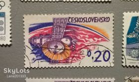 Освоєння космосу Освоение космоса ^/--/^ Чехословакия Космос 1973 ^_^^^ Чехословаччина Космос 1973 - фото фото фото