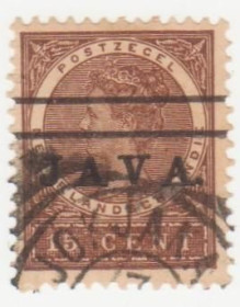 Індія Индия ^/--/^ Голландская Ост-Индия   1908  г. № 70 гашеная ^_^^^ Голландська Ост-Індія 1908 р. No 70 гашена - фото фото фото