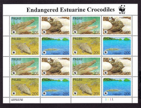 Фауна Фауна ^/--/^ Фауна . Палау 1994 г  MNH - к/б - WWF ^_^^^ Фауна . Палау 1994 р MNH - к/б - WWF - фото фото фото