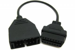 Інше Другое ^/--/^ Переходник с OBD-II 16-pin на OBD-I GM-12-pin - для ВАЗ, Daewoo, Lanos, Sens, Tavria ^_^^^ Перехідник з OBD-II 16-pin на OBD-I GM-12-pin - для ВАЗ, Daewoo, Lanos, Sens, Tavria - фото фото фото
