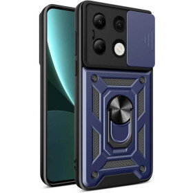 Чохли, бампера Чехлы, бампера ^/--/^ Чохол Fiji Camera Defence для Poco M /--/ 6 Pro бампер із захистом камери та підставкою Dark Blue ^_^^^ Чехол Fiji Camera Defence для Poco M /--/ 6 Pro бампер с защитой камеры и подставкой Dark Blue - фото фото фото