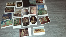 СРСР СССР ^/--/^ Набор открыток Русская живопись 16 шт 1986 /--/ г. ^_^^^ Російський живопис 16 шт 1986. - фото фото фото