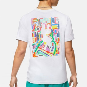 Футболки, майки Футболки, майки ^/--/^ Футболка air jordan brand multi-color logo printing round neck dm /--/ 3079-100 - білий колір ^_^^^ Футболка air jordan brand multi-color logo printing round neck dm /--/ 3079-100 - белый цвет - фото фото фото