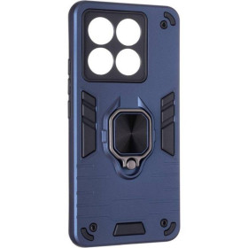 Чохли, бампера Чехлы, бампера ^/--/^ Чохол Fiji Defence для Xiaomi 14 /--/ T Pro захистний бампер з кільцем підставкою Dark Blue ^_^^^ Чехол Fiji Defence для Xiaomi 14 /--/ T Pro защищённый бампер с кольцом подставкой Dark Blue - фото фото фото