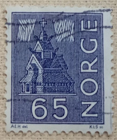Архітектура Архитектура ^/--/^ Норвегия 1963 г - деревянная церковь, гаш ^_^^^ Норвегія 1963 - дерев'яна церква, гаш - фото фото фото