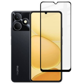 Чохли, бампера Чехлы, бампера ^/--/^ Захисне скло Fiji Premium для Realme Note 80 (RMX /--/ 5388) повне проклеювання Anti-Static чорний ^_^^^ Защитное стекло Fiji Premium для Realme Note 80 (RMX /--/ 5388) полное проклеивание Anti-Static черный - фото фото фото