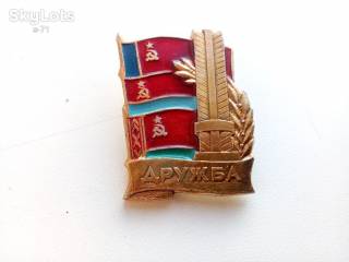 Інше Другое ^/--/^ Значок СССР Дружба ^_^^^ Значок СРСР Дружба - фото фото фото
