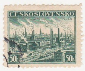 Чехословаччина Чехословакия ^/--/^ Чехословакия  1938 г № 390 гашеная ^_^^^ Чехословаччина 1938 р. No 390 гашена - фото фото фото