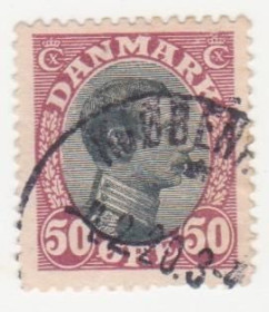 Скандинавія Скандинавия ^/--/^ Дания 1918 г..№ 108 гашеная ^_^^^ Данія 1918 р. No 108 гашена - фото фото фото