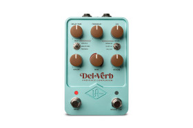 Гітари Гитары ^/--/^ Педаль ефектів Universal Audio UAFX Del-Verb Ambience Companion Delay/Reverb ^_^^^ Педаль эффектов Universal Audio UAFX Del-Verb Ambience Companion Delay/Reverb - фото фото фото