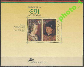 Інші країни Другие страны ^/--/^ Португалия 1991 Европа живопись бл. ^_^^^ 1991 — Європа живопис бл. - фото фото фото
