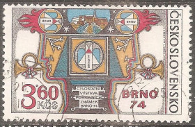 Чехословаччина Чехословакия ^/--/^ Чехословакия 1974 Sc.1920 гаш. ^_^^^ Чехословаччина 1974 Sc.1920 гаш. - фото фото фото