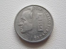 Іспанія Испания ^/--/^ Испания 1 песета 1990 года 22531 ^_^^^ Іспанія 1 песета 1990 22531 - фото фото фото