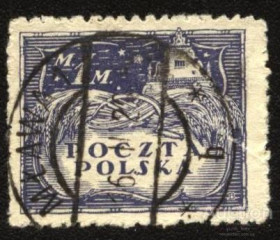 Польща Польша ^/--/^ Польша 1919 г № 84 гашеная ^_^^^ Польща 1919 р. No 84 гашена - фото фото фото