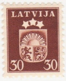 Балтійські країни Балтийские страны ^/--/^ Латвия 1940 г. №  240 * ^_^^^ Латвія 1940 р. No 240* - фото фото фото