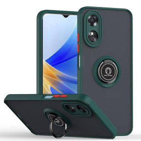 Чохли, бампера Чехлы, бампера ^/--/^ Чохол Fiji Colorframe для Oppo A /--/ 17 матовий бампер з кільцем підставкою Green ^_^^^ Чехол Fiji Colorframe для Oppo A /--/ 17 матовый бампер с кольцом подставкой Green - фото фото фото
