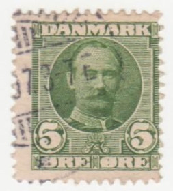Скандинавія Скандинавия ^/--/^ Дания 1907 г..№ 54 гашеная ^_^^^ Данія 1907 р. No 54 гашена - фото фото фото