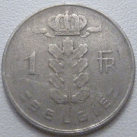 Бельгія Бельгия ^/--/^ Бельгія 1 франк 1956 року Belgie 42558 ^_^^^ Бельгия 1 франк 1956 года Belgie 42558 - фото фото фото