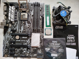 Материнські плати Материнские платы ^/--/^ Asus Prime Z /--/ 270 - Plus + Pentium G /--/ 4560 + 8 /--/ Gb ddr /--/ 4 + Cooler - фото фото фото