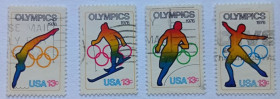 Північна Америка Северная Америка ^/--/^ США 1976 Олимпийские игры, гашеные ^_^^^ США 1976 Олімпійські ігри, гашені - фото фото фото