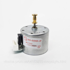 Двигуни, сервоприводи Двигатели, Сервоприводы ^/--/^ DC Motor Двигун EG-530 /--/ SD-3 /--/ F 512 /--/ VDC 3-швидкісний 33/45/78 CW (100158) ^_^^^ DC Motor Двигатель EG-530 /--/ SD-3 /--/ F 512 /--/ VDC 3-скоростной 33/45/78 CW (100158) - фото фото фото