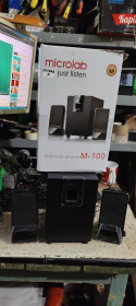 Колонки акустика Колонки, акустика ^/--/^ Акустическая система Microlab M-100 № 24220108 ^_^^^ Акустична система Microlab M-100 No 24220108 - фото фото фото