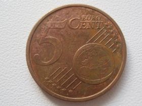 Сучасні c  року Современные c  года ^/--/^ Германия 5 евро центов 2004 года D 28883 ^_^^^ Німеччина 5 євро центів 2004 року D 28883 - фото фото фото