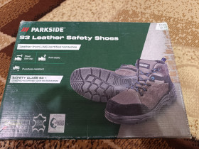 Чоботи, черевики Сапоги, ботинки ^/--/^ МЕГАЛОТ Робочі високі черевики PARKSIDE S /--/ 3 захисні шкіряні  ботинки 45 р  із Німеччини ^_^^^ МЕГАЛОТ Рабочие высокие ботинки PARKSIDE S /--/ 3 защитные кожаные ботинки 45 г из Германии - фото фото фото
