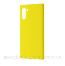Чохли, бампера Чехлы, бампера ^/--/^ Samsung N /--/ 970 Note 10 Силиконовый чехол (желтый) ^_^^^ Samsung N /--/ 970 Note 10 Силіконовий чохол (жовтий) - фото фото фото