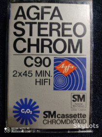 Касети Кассеты ^/--/^ S/F Аудио кассета AGFA Stereo- Crom C /--/ 90 ^_^^^ S/F Аудіо касету AGFA Stereo- Crom C /--/ 90 - фото фото фото