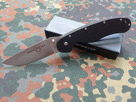 Ножі, мультітули Ножи, мультитулы ^/--/^ Туристичний складний ніж Ontario Rat Folder Model 1 Black 22.6 /--/ см,похідний тактичний ніж Онтаріо Криса   (Крыса), кліпса ^_^^^ Припой Пос-60 для пайки в мотках по 100 грамм,диаметр 4 мм - фото фото фото