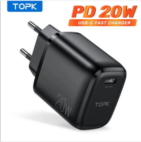 Зарядні пристрої Зарядные устройства ^/--/^ Topk fast pd 20 /--/ w type із зарядний пристрій. ^_^^^ Topk fast pd 20 /--/ w type с зарядное устройство. - фото фото фото