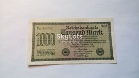Німеччина Германия ^/--/^ Германия 1000 марок 1922. Еще 100 лотов! ^_^^^ Німеччина 1000 марок 1922. Ще 100 лотів! - фото фото фото