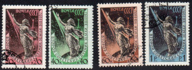 СРСР - СССР - ^/--/^ СРСР 1957 - Другий радянський штучний супутник Землі  (Г) повна серія ^_^^^ СССР 1960 — Столицы автономных советских социалистических республик (Г) - фото фото фото