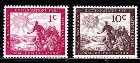 Інші країни Другие страны ^/--/^ ООН / UN  1951 г MNH - ^_^^^ ООН / UN 1951 MNH - фото фото фото