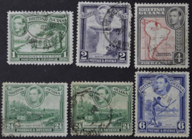 Інше Другое ^/--/^ Британские Колонии Британская Гвиана Георг VI 1938 ^_^^^ Британська Гвіана Георг VI 1938 - фото фото фото