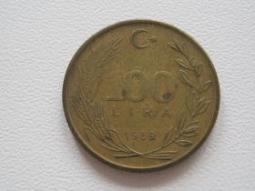 Туреччина Турция ^/--/^ Турция 100 лир 1989 года 15378 ^_^^^ Туреччина 100 лір 1989 року 15378 - фото фото фото