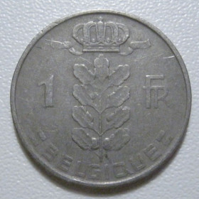 Бельгія Бельгия ^/--/^ Бельгія 1 франк 1951 року BELGIQUE #39675 ^_^^^ Бельгия 1 франк 1951 года BELGIQUE #39675 - фото фото фото