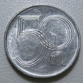 Чехія Чехия ^/--/^ Чехія 50 гелерів 1993 року 41629 ^_^^^ Чехия 50 гелеров 1993 года 41629 - фото фото фото