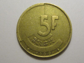 Бельгія Бельгия ^/--/^ Бельгия 5 франков 1988 года BELGI 3 /--/ П /--/ 733 ^_^^^ Бельгія 5 франків 1988 року BELGI 3 /--/ П /--/ 733 - фото фото фото
