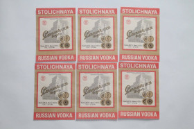 Талони і квитки Талоны и билеты ^/--/^ Етикетки Столичная водка Stolichnaya ^_^^^ Столична горілка Stolichnaya - фото фото фото