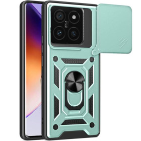 Чохли, бампера Чехлы, бампера ^/--/^ Чохол Fiji Camera Defence для Xiaomi 14 /--/ T бампер із захистом камери та підставкою Green ^_^^^ Чехол Fiji Camera Defence для Xiaomi 14 /--/ T бампер с защитой камеры и подставкой Green - фото фото фото